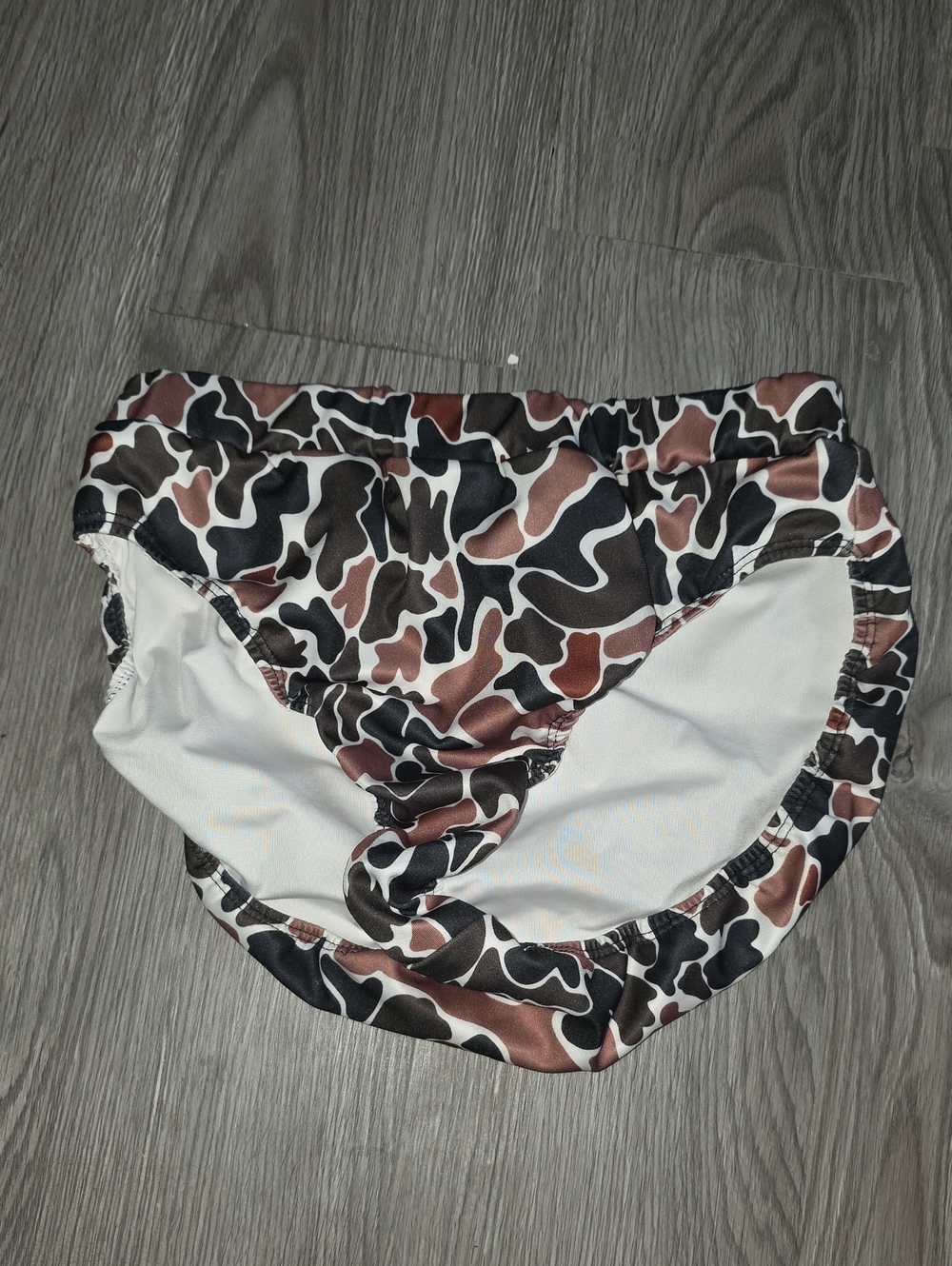 SHEIN Brown and Black Camo Bikini Bottoms